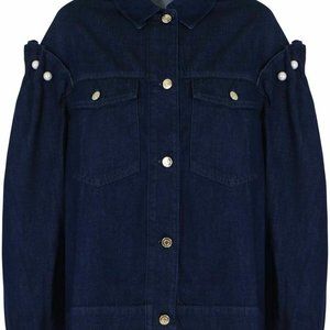 Brennon Denim Jacket No Frills by Mother of Pearl - Size Extra Small